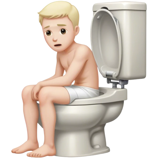 man head in toilet  emoji