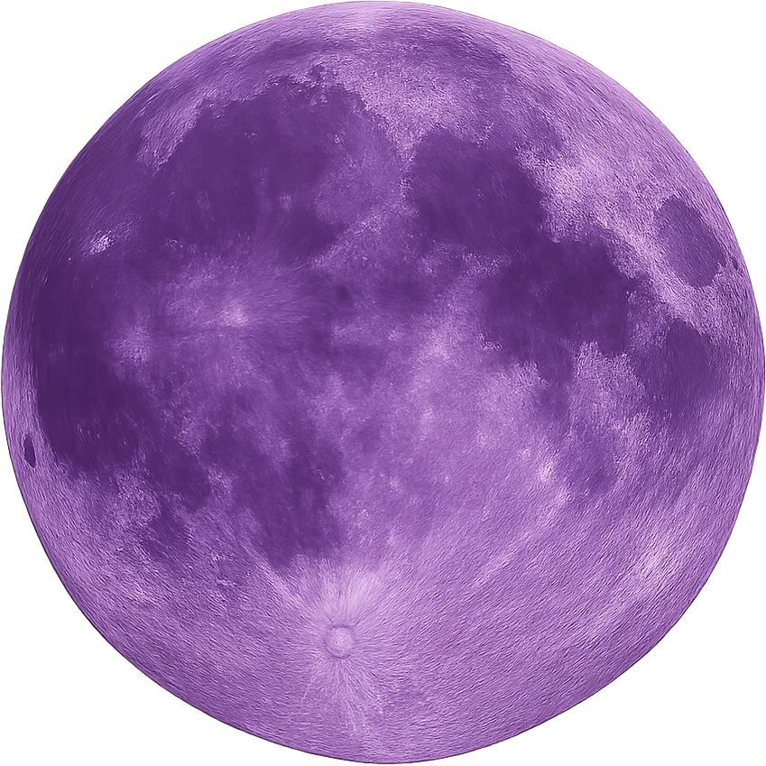purple moon emoji
