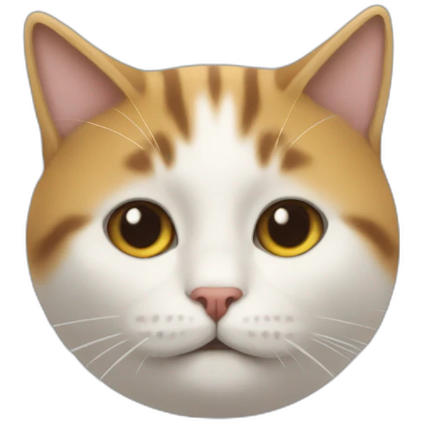 Chat sur un chient emoji
