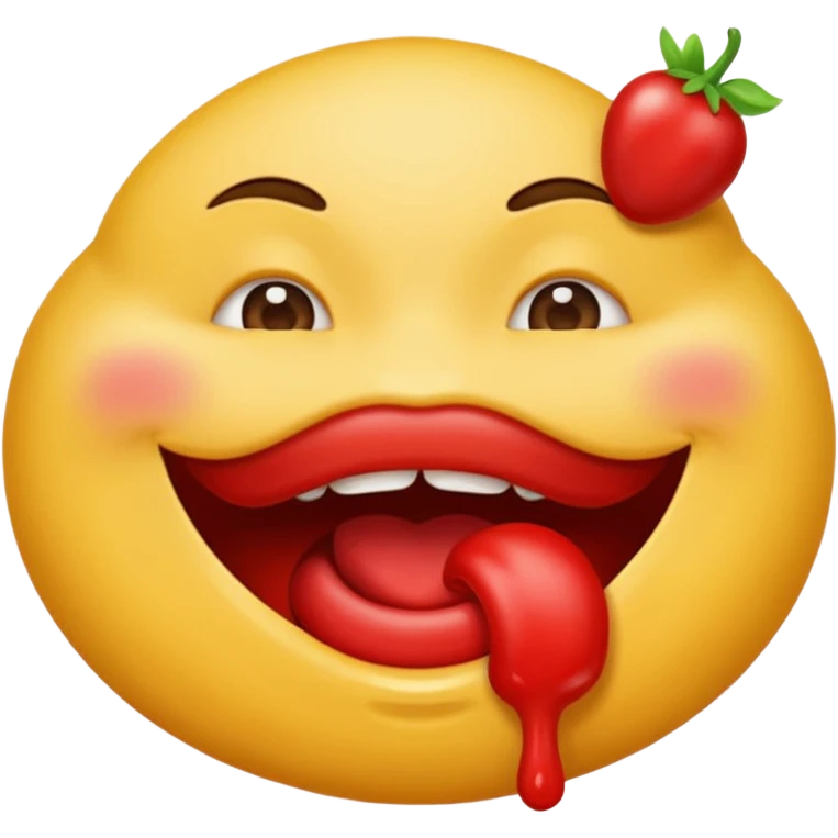 Un emoji qui suce emoji