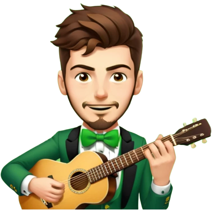 Leprechaun Guitarist emoji