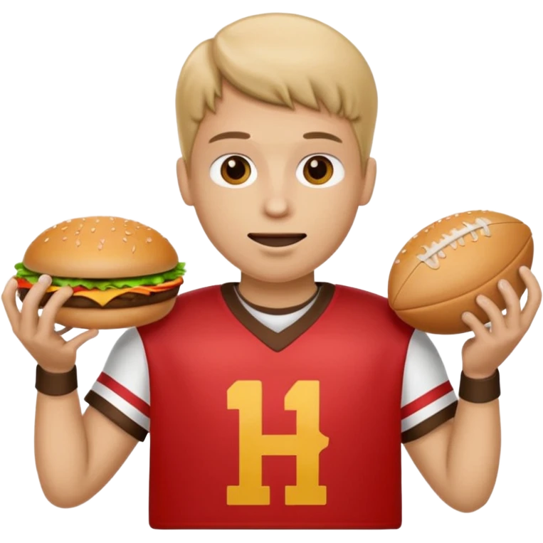 Car , me , football,food emoji