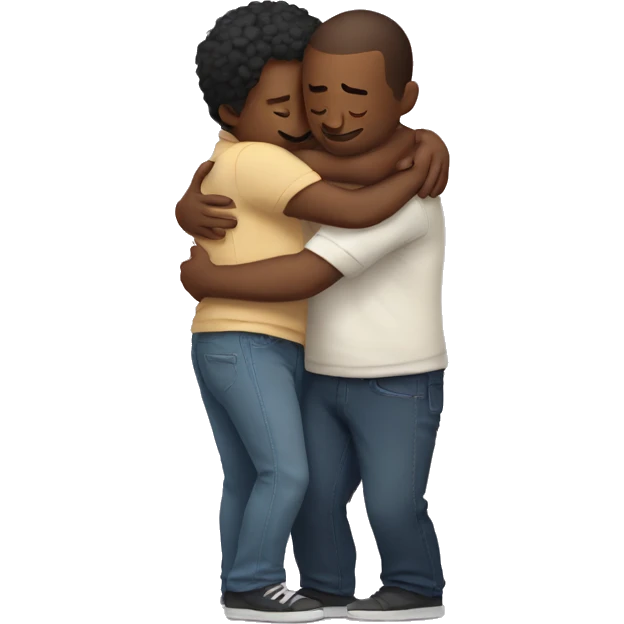 Hugging tightly  emoji