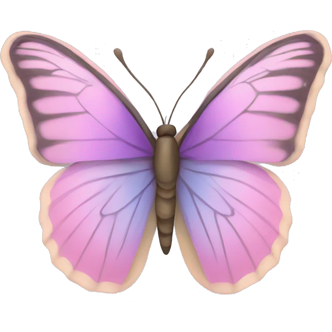 Pastell butterfly emoji