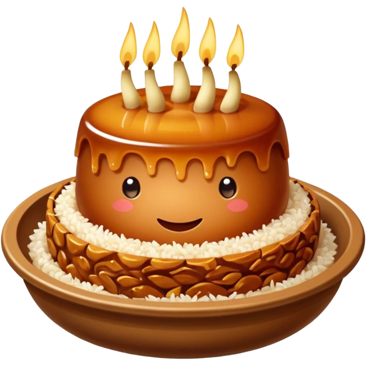 Bœuf caramélisé aux oignons & riz emoji