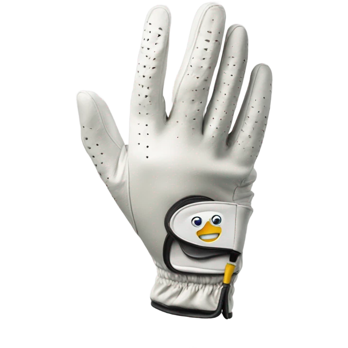 Golf glove hang loose emoji
