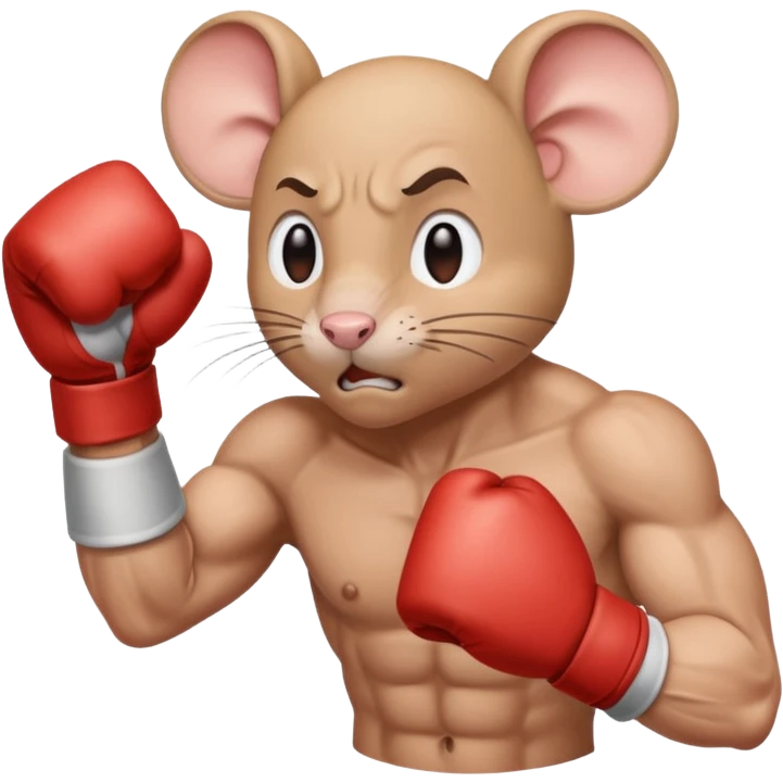 Beating mouse emoji