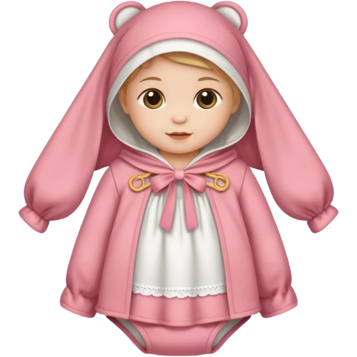 baby girl traditional baby clothes emoji