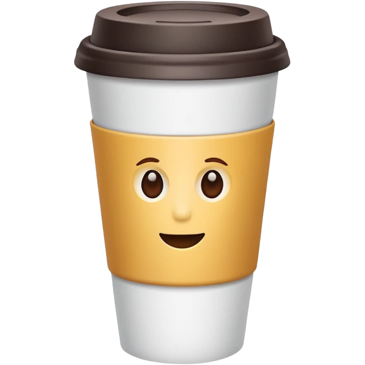 Paper coffee cup emoji