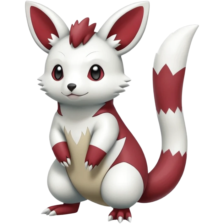 Shiny Furret-Minccino-Oshawott-Zangoose-Hybrid (Full body) emoji