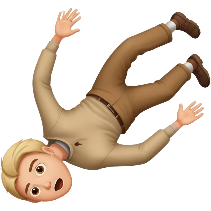 Fall over emoji
