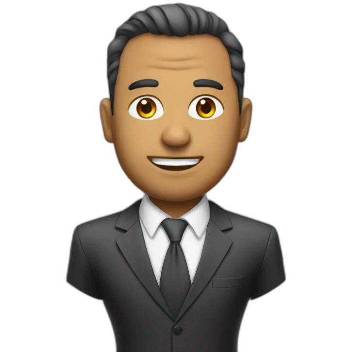 CEO in costum make sport emoji