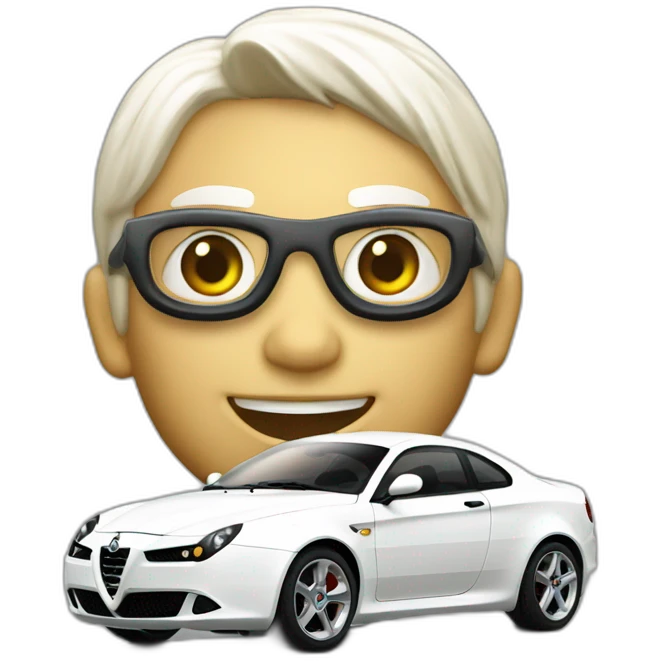 Alfa Romeo gt 2010 blanche emoji