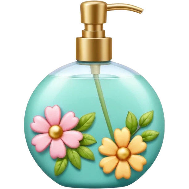 Colorful shiny glossy soft smooth Pastel soap perfume cocktail bomb bar spray bottle lotion cream jar ceramic pottery pot flowery floral item aesthetic decoration room thing  emoji