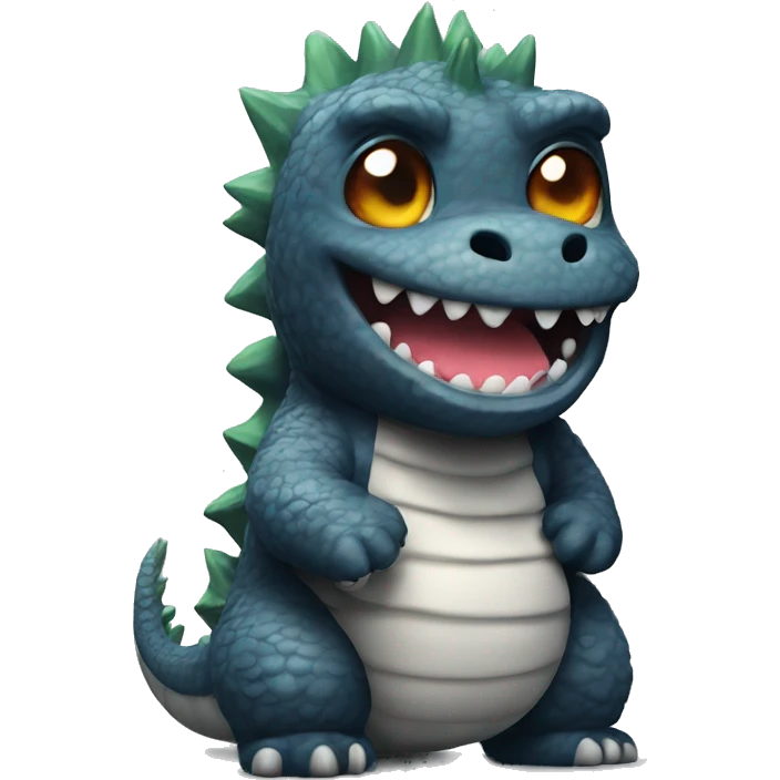 cute godzilla emoji
