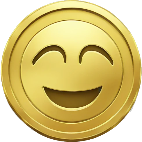 money coin with a G emoji