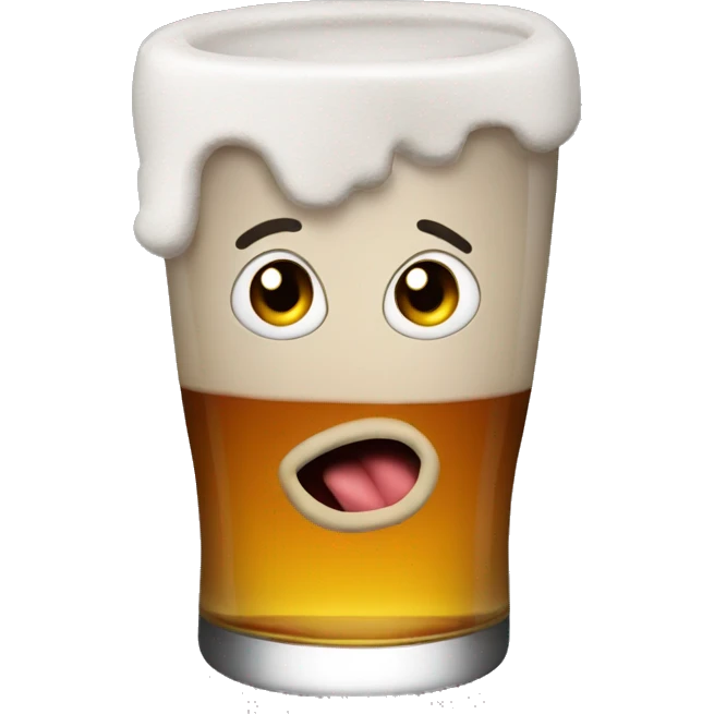 Shotgun beer emoji
