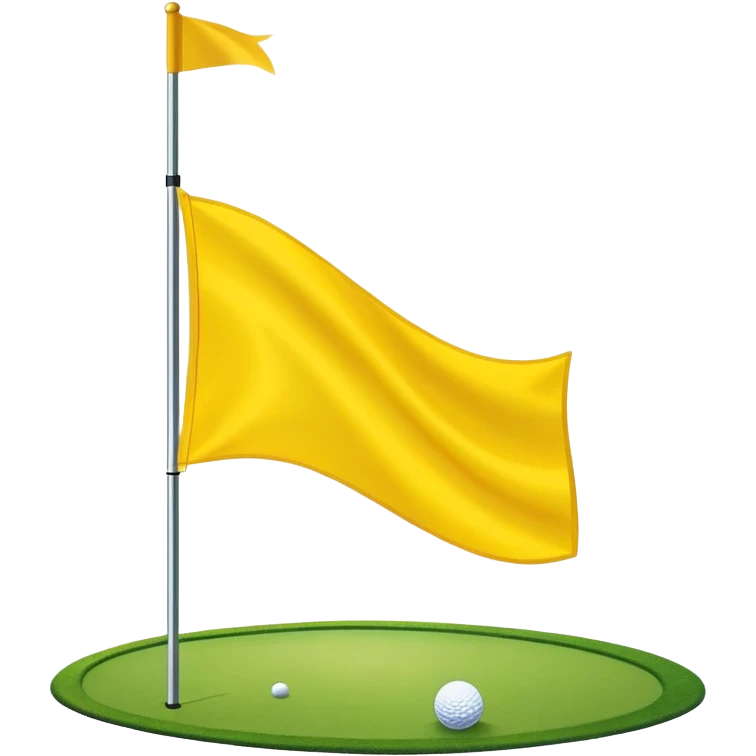 Yellow masters flag emoji