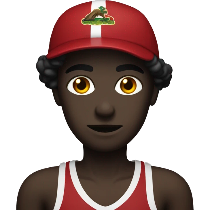 noir rouge maillot emoji