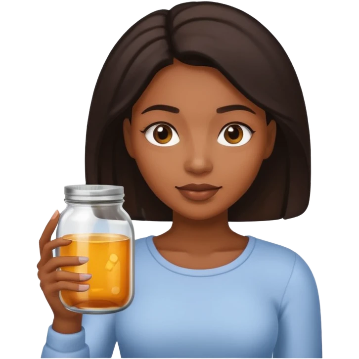  black womanPeople Holding Jar emoji