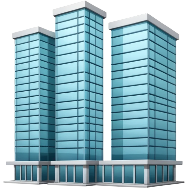 Two same building’s emoji