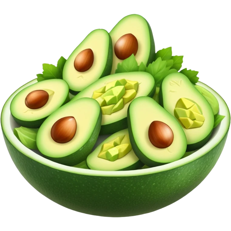 Cucumber avocado salad  emoji