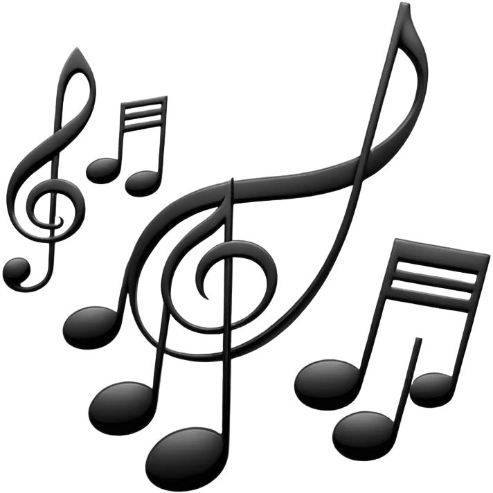 notas musicales emoji