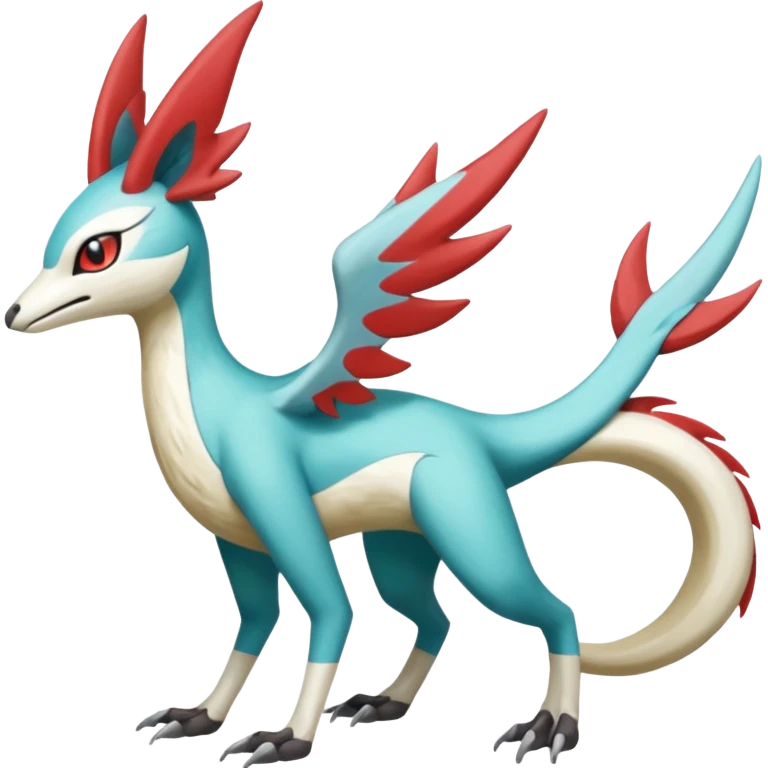 Meloetta-Sergal-Trico-Cresselia-Latias-Palkia-hybrid-fusion-Fakémon-creature, full body emoji