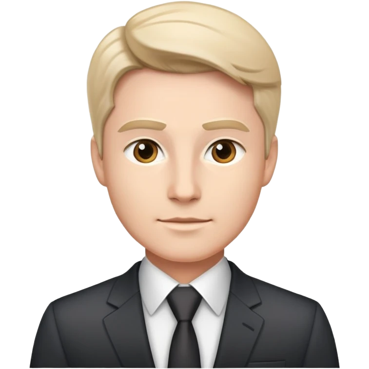 ceo business confidently, wears smart business attire emoji