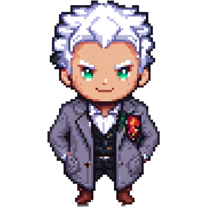 Professor Oak from Pokemon emoji