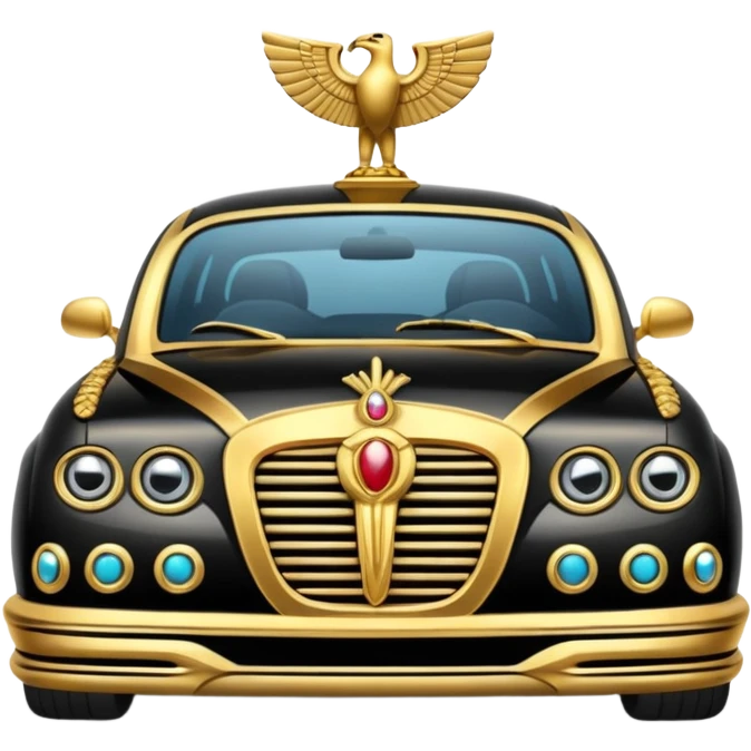 Egyptian STYLE car with Gold Details emoji
