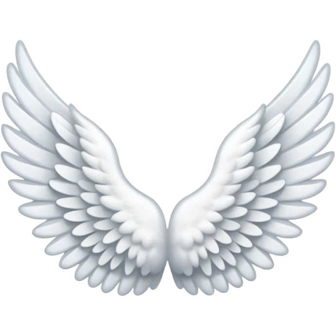 Angel wing, cozy emoji
