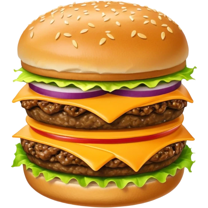 A ultra yummy Big Mac ad emoji