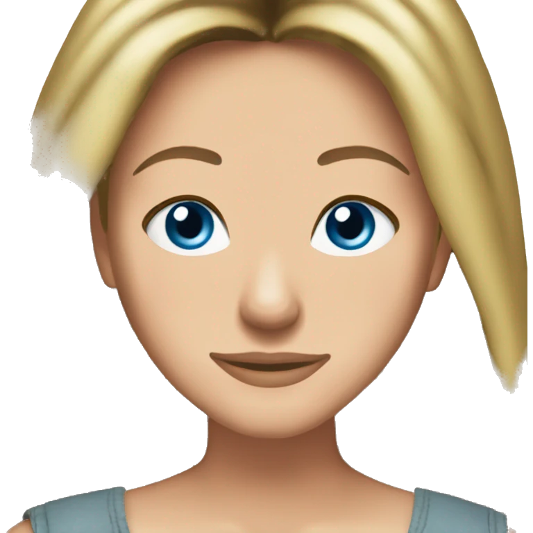 Rachel Green friends light blue eyes emoji