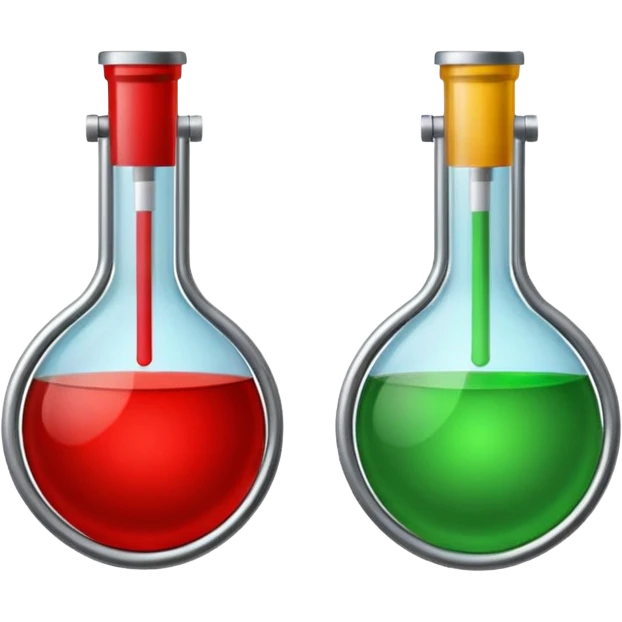 velocimeter with the color red in the right and the color green in the left emoji