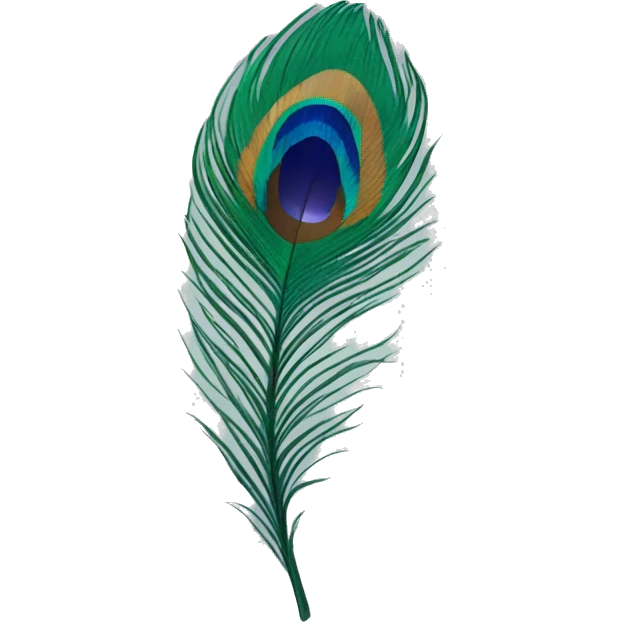 peacock feather emoji
