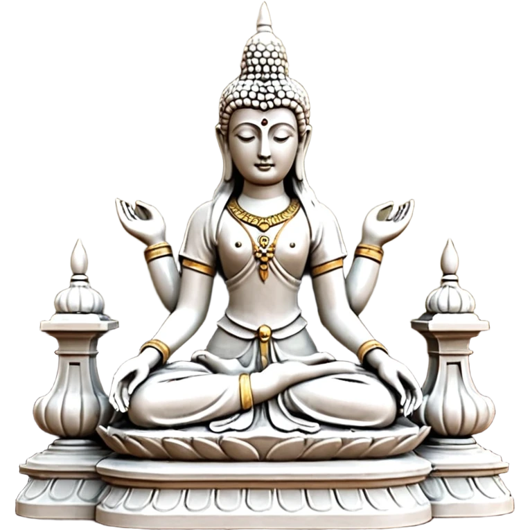 белая скульптура парня с кудрявыми волосами, он ангел с раскрытыми крыльями и руками в стороны emoji