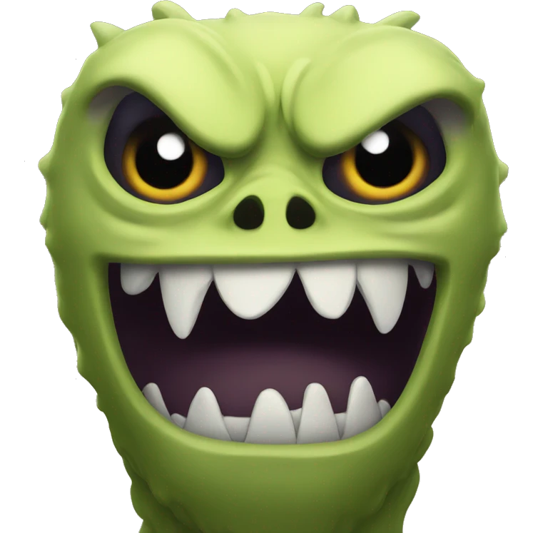 scary monster emoji