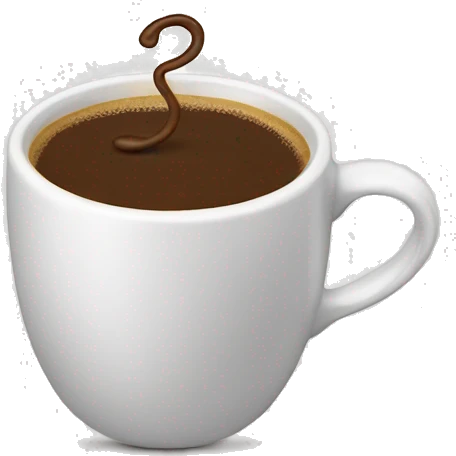 Dancing coffee cup emoji