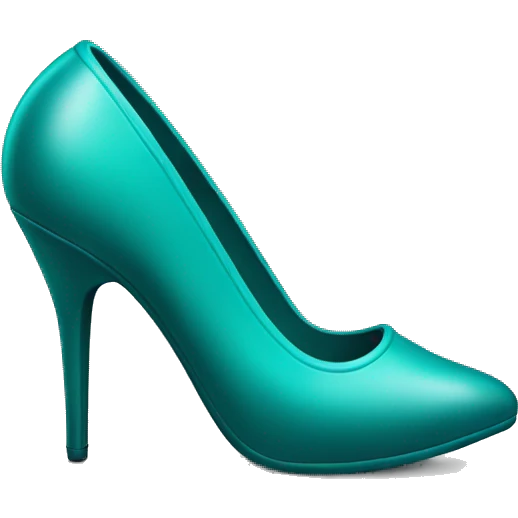 teal seal in heels emoji
