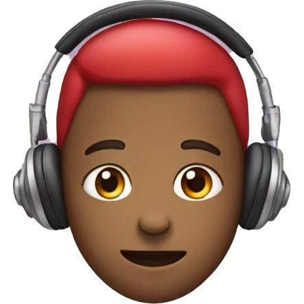 heart wearing headphone emoji