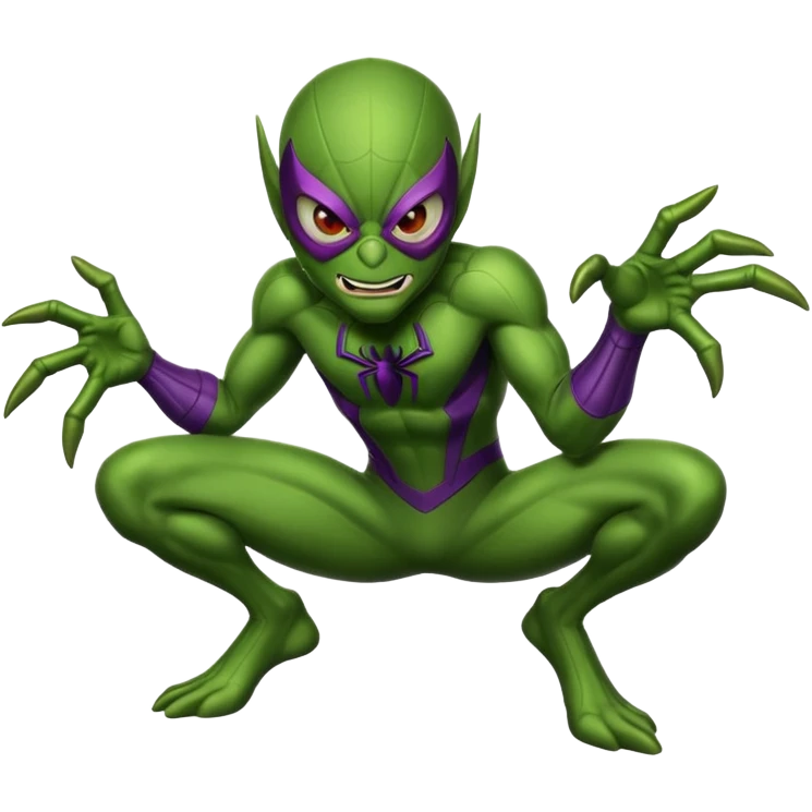 green goblin spider man emoji