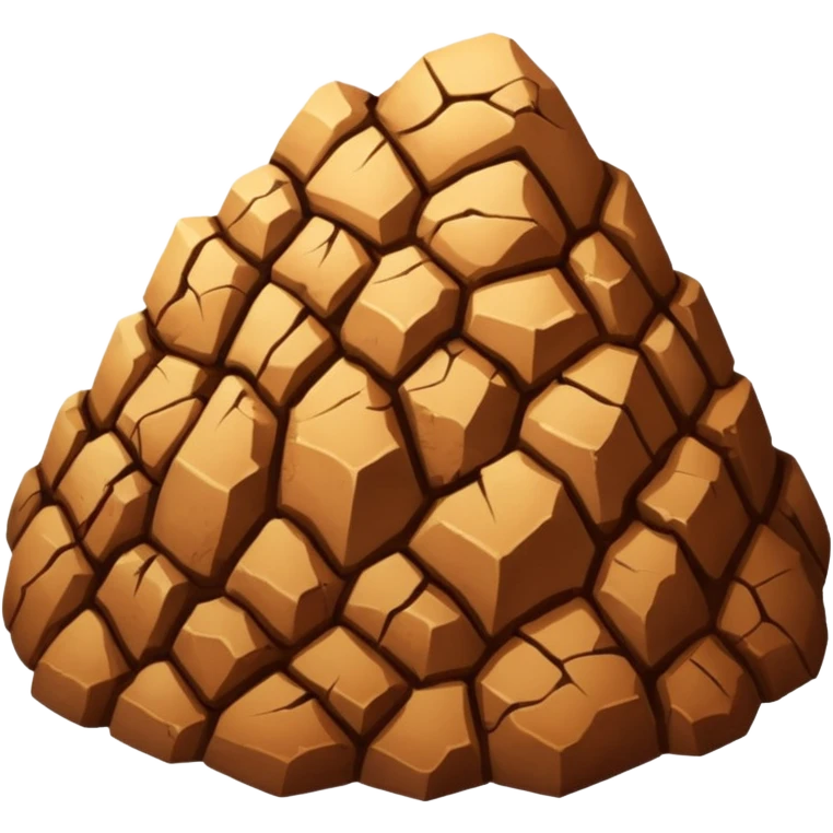 Brown earth emoji