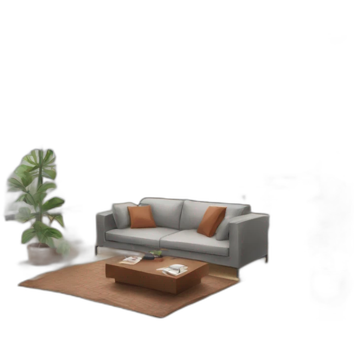 apartment interior half sketche half rendered   emoji