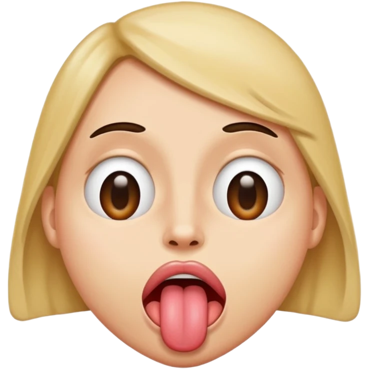 rolled eyes tongue out emoji