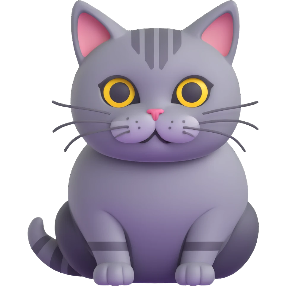 gray cat emoji