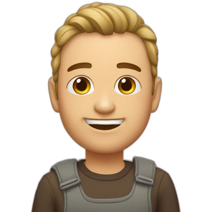 Рок девочка с маско лисы emoji