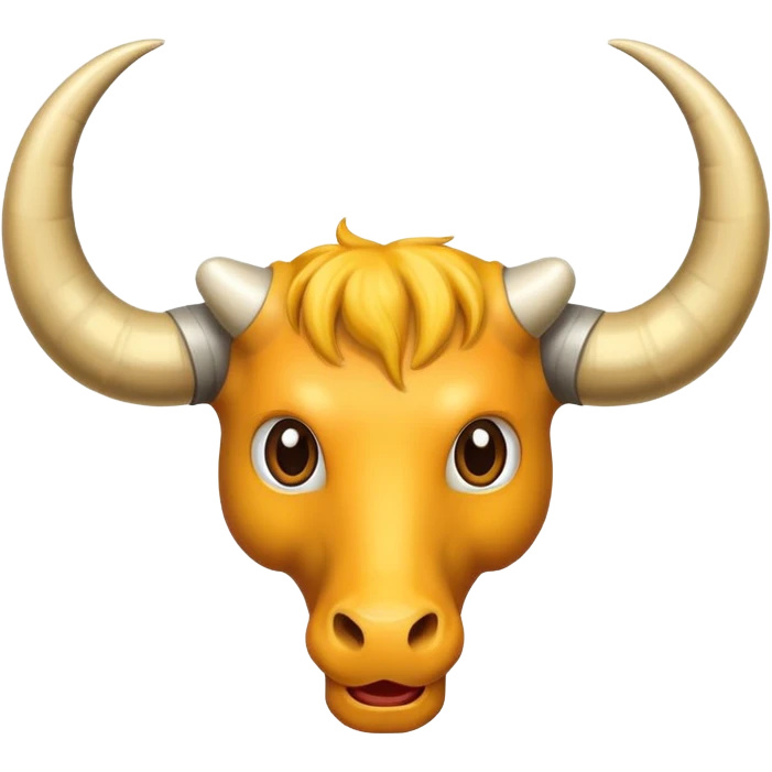 a pair of horns, isolated emoji