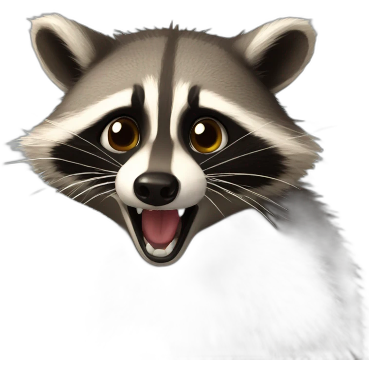 raccoon-anguish emoji