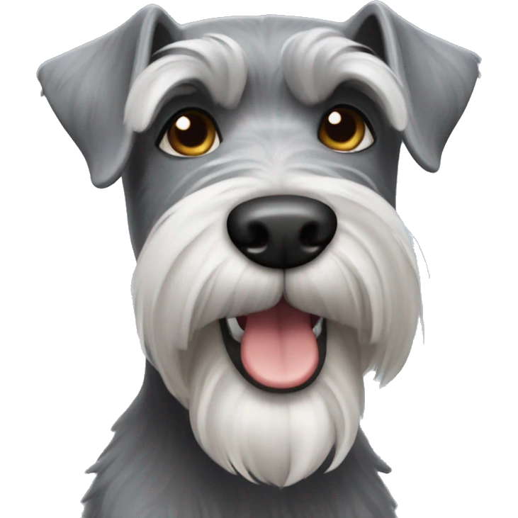 gray Schnauzer emoji